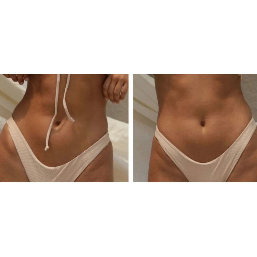 Free People Stone Fox Enki Bikini Bottom Pique Frappe M NWOT